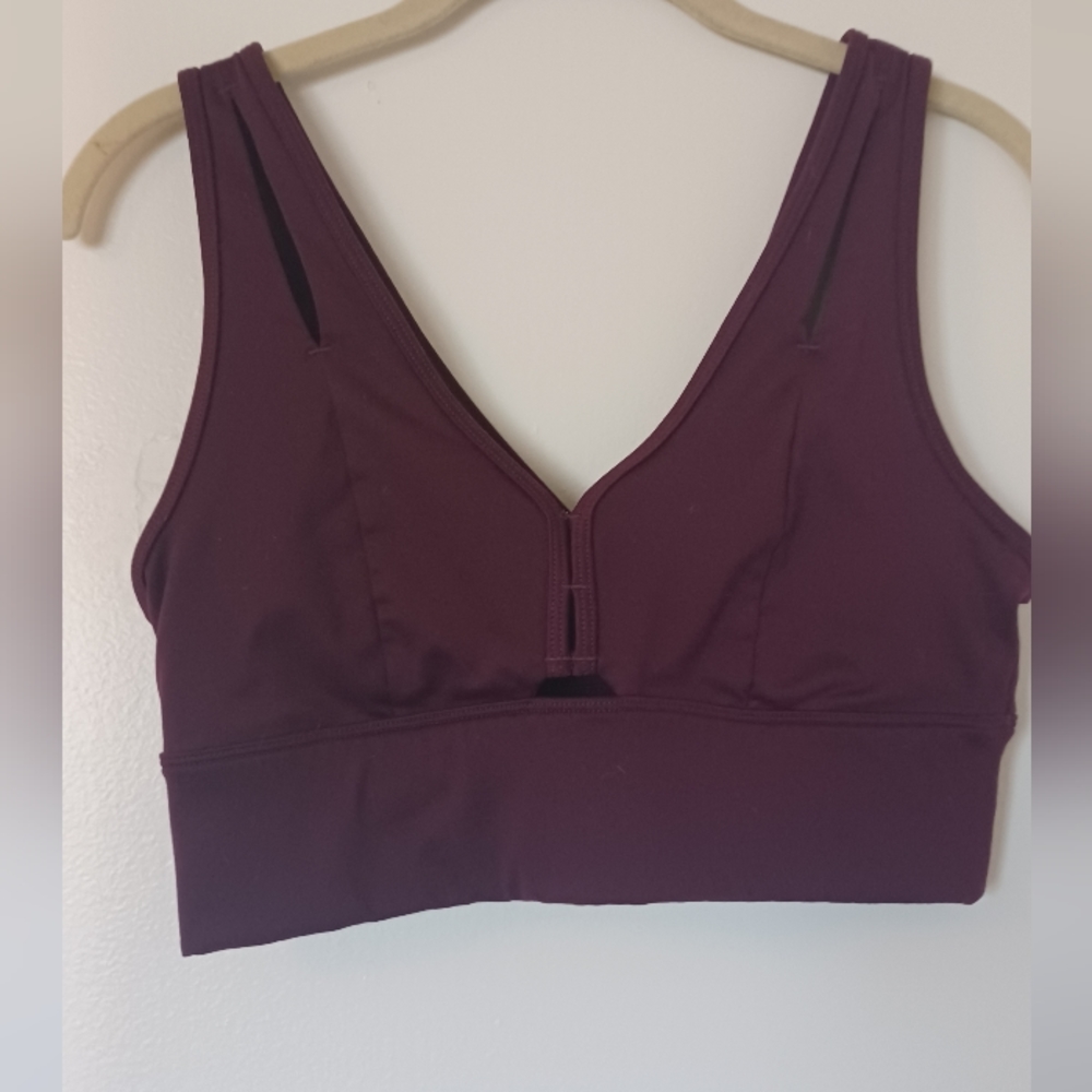 Dark Purple ALO Sports Bra Womens M